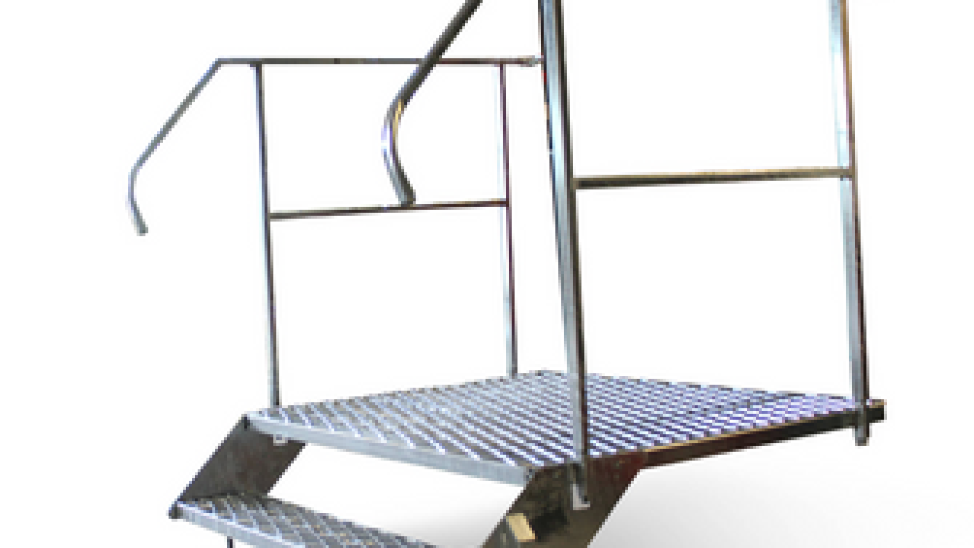 Bodtrappa med räcke 1-Steg